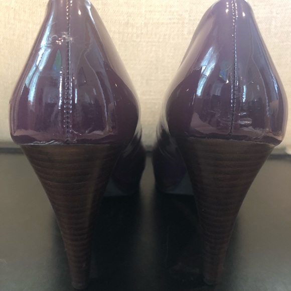 Style&Co. purple patent Celine high heels sz 8.5 - Picture 4 of 8